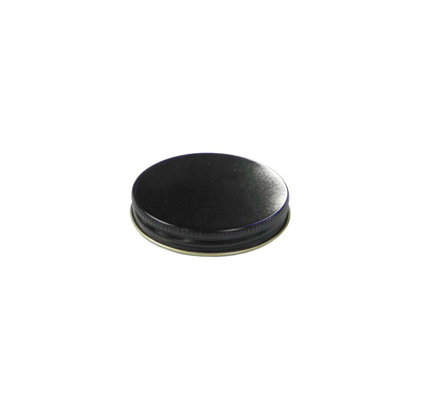 38mm Black Metal Screw Cap