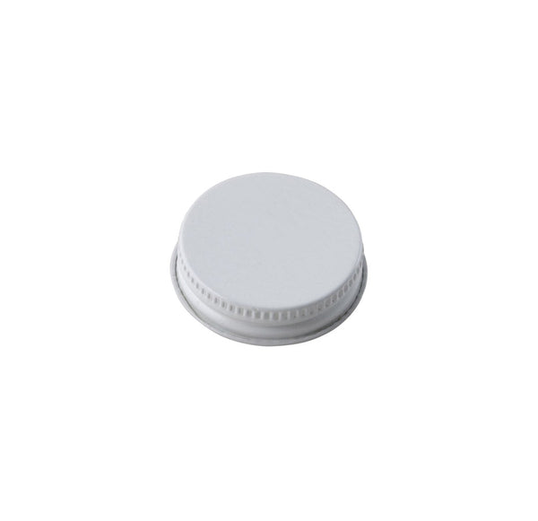 38mm White Metal Screw Cap