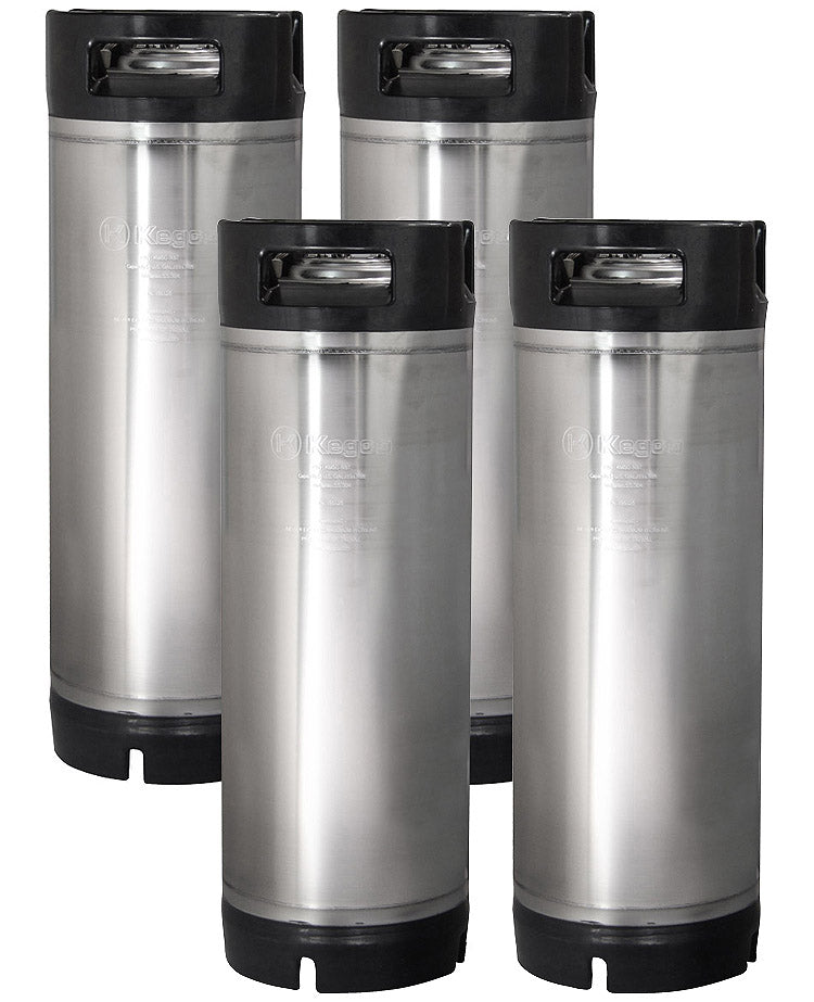 5 Gallon Ball Lock Keg with Rubber Handle - Set of 4