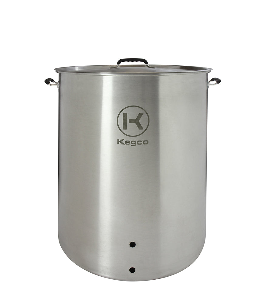 50 Gallon Brew Kettle with Thermostat and 3-Piece Ball Valve