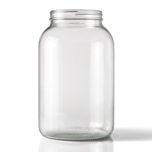 Wide Mouth Clear Glass Jug - 1 Gallon