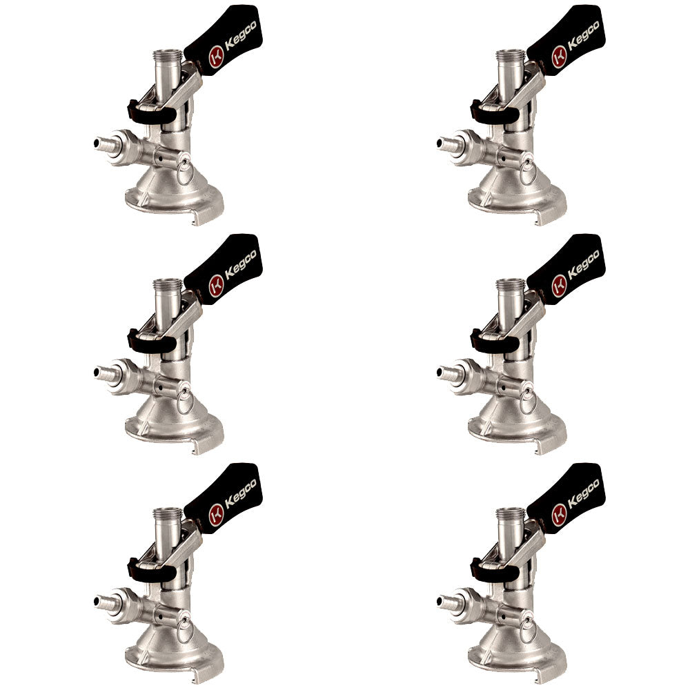 A System Keg Tap Coupler with Ergonomic Handle- Set of 6