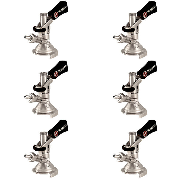 A System Keg Tap Coupler with Ergonomic Handle- Set of 6