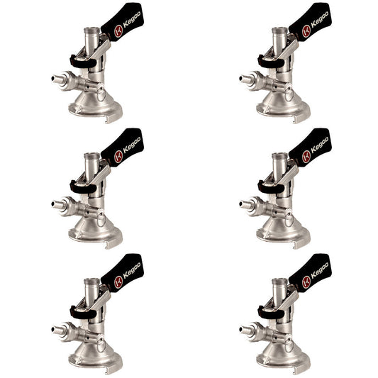 M System Keg Tap Coupler with Ergonomic Handle - Set of 6