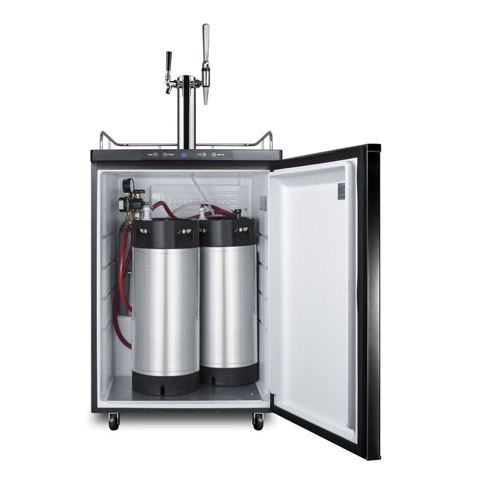 SUMMIT 24" Wide Built-In Cold Brew/Nitro-Infused Coffee Kegerator