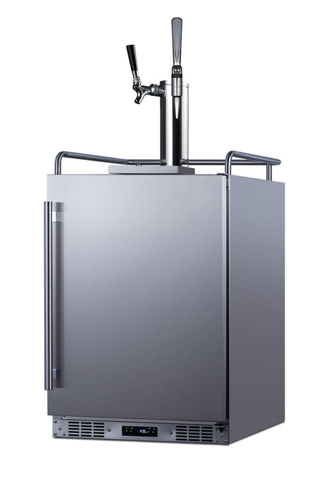 SUMMIT 24" Wide Built-In Cold Brew/Nitro-Infused Coffee Kegerator