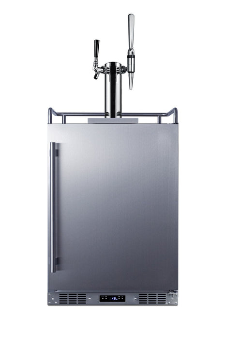 SUMMIT 24" Wide Built-In Cold Brew/Nitro-Infused Coffee Kegerator