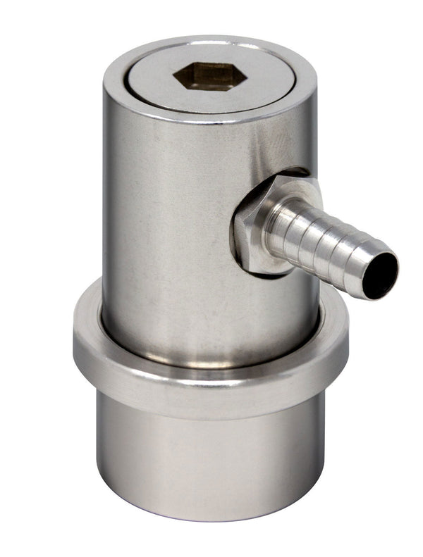 Torpedo Ball Lock Beverage Out - Barbed Stainless Steel