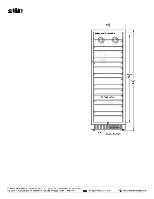 SUMMIT 24" Wide Wine Cellar (SWC1926)