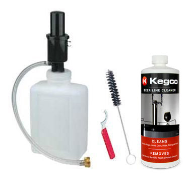 Standard Beer Cleaning Kit - 2 Qt. Bottle w/ 33 oz. Cleaner