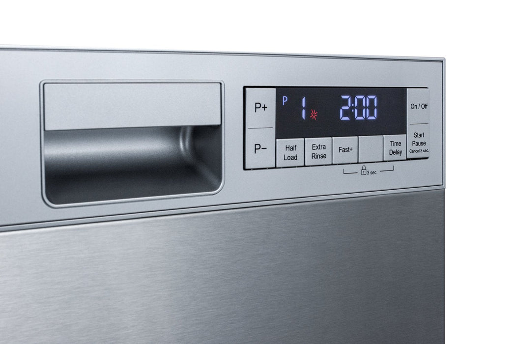 SUMMIT 18" Wide Built-In Dishwasher