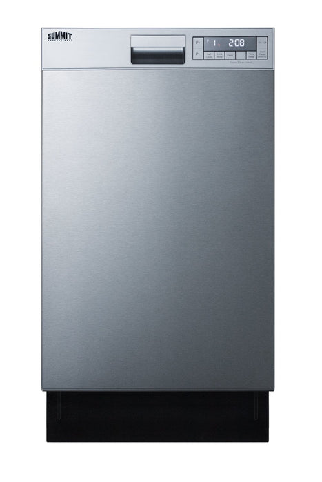 SUMMIT 18" Wide Built-In Dishwasher