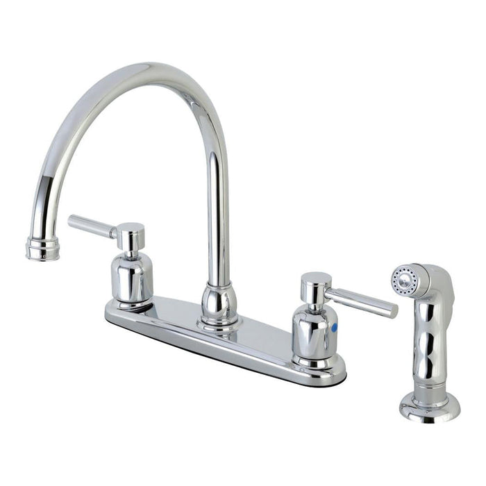 Kingston Brass Concord 8 in. Centerset Kitchen Faucet with Sprayer (FB791)