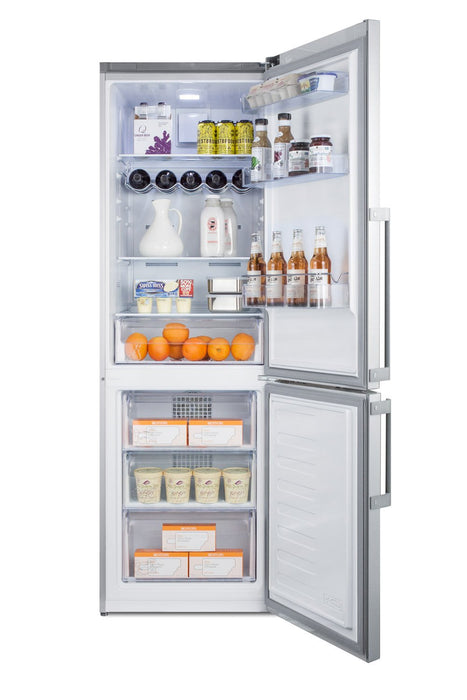 SUMMIT 24" Wide Bottom Freezer Refrigerator