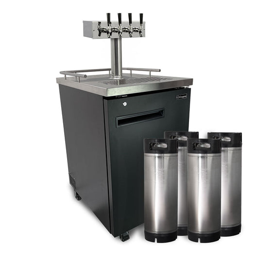 Kegco TCK-1B-4K Beer Dispenser | Restaurant Keg Cooler