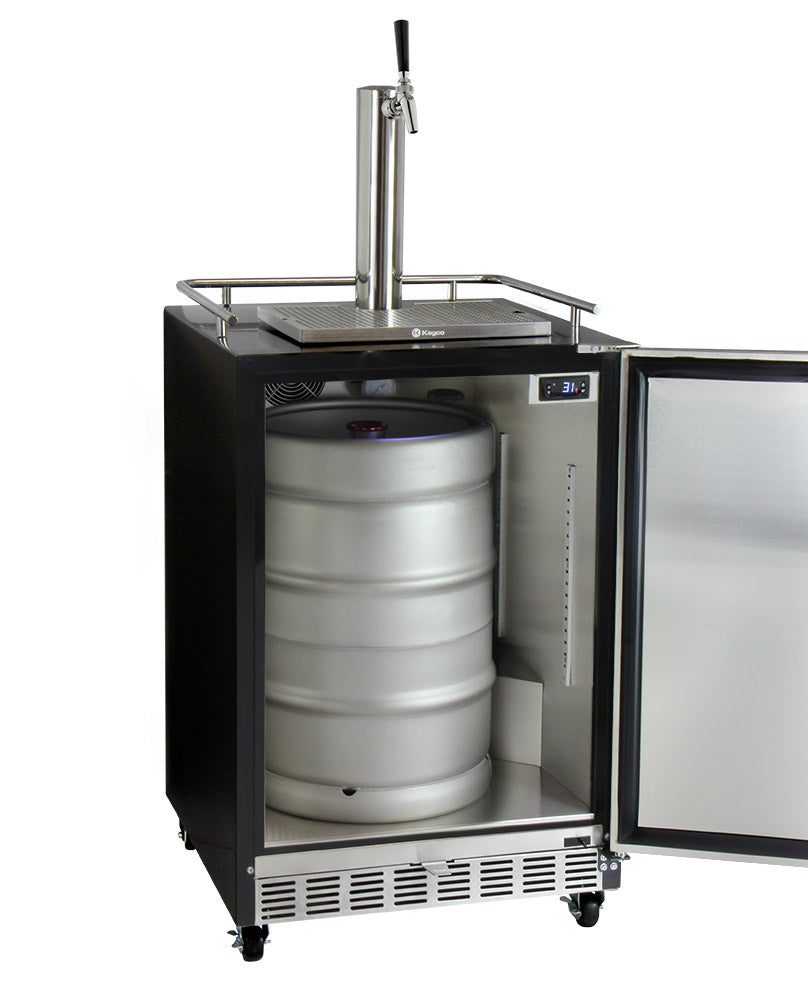 Full Size Digital Commercial Undercounter Kegerator with X-CLUSIVE Premium Direct Draw Kit