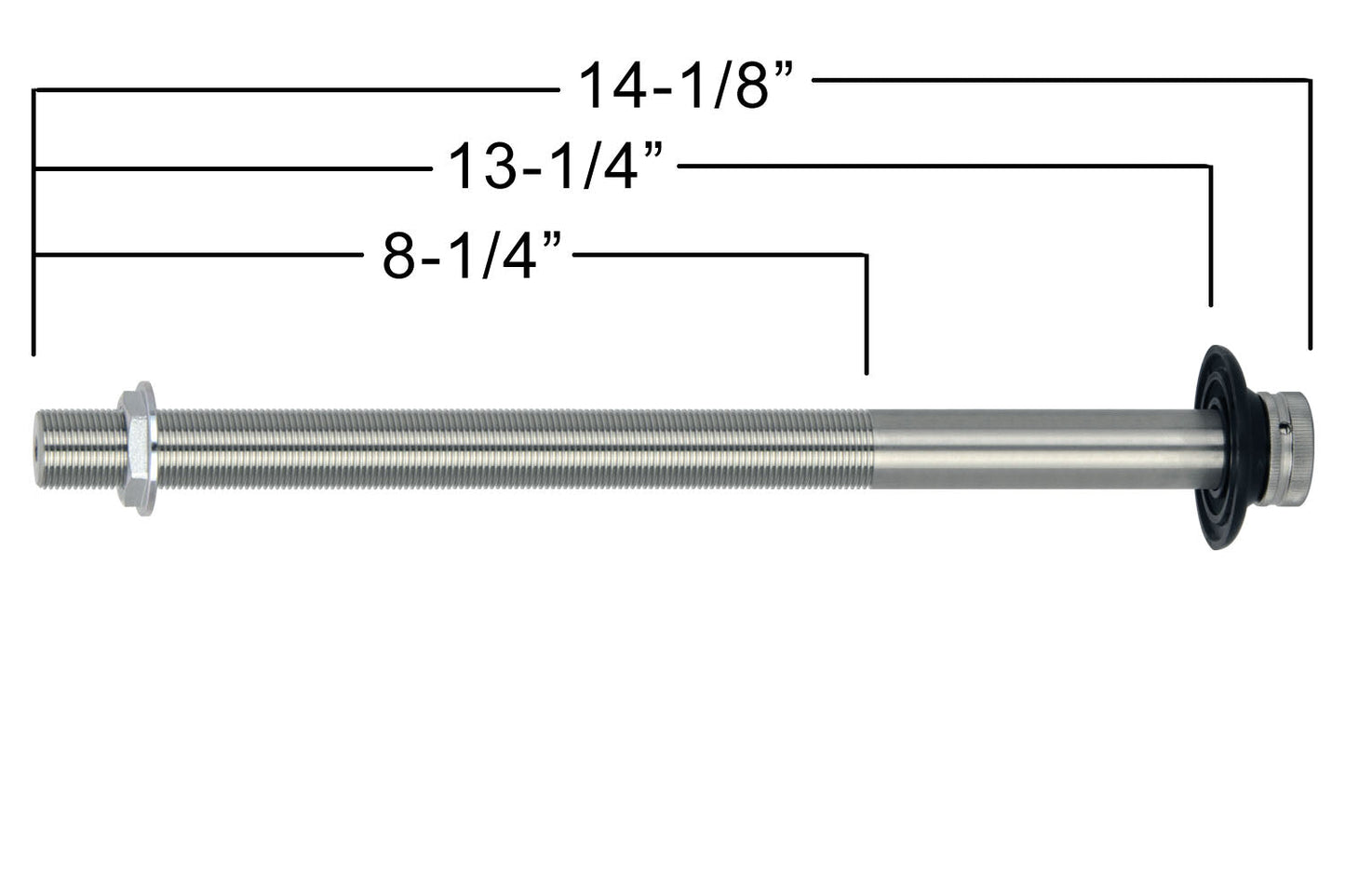 14-1/8" Stainless Steel Shank - 1/4" I.D. Bore