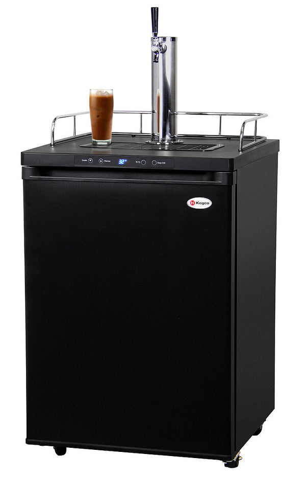 Digital Javarator Cold-Brew Coffee Dispenser - Black Cabinet with Matte Black Door