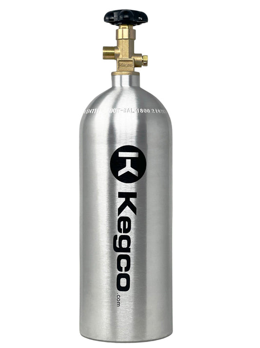 5 lb. Aluminum Co2 Tank for Kegerator and Draft Beer Dispensing