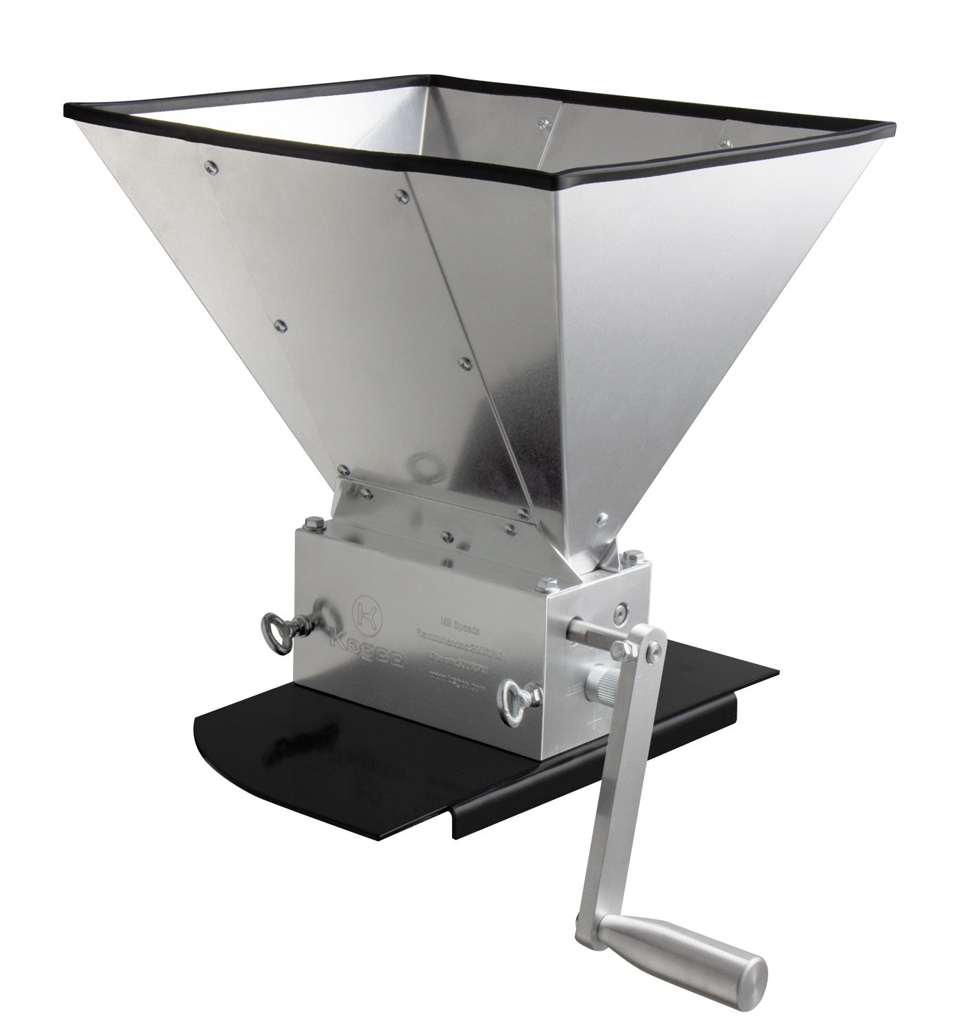 Grain Mill with 11 lb Hopper and 3 Rollers