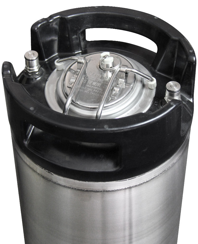 5 Gallon Ball Lock Keg wtih Rubber Handle - Set of 2