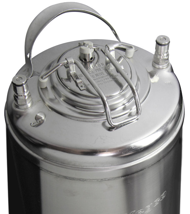 5 Gallon Ball Lock Keg with Strap Handle