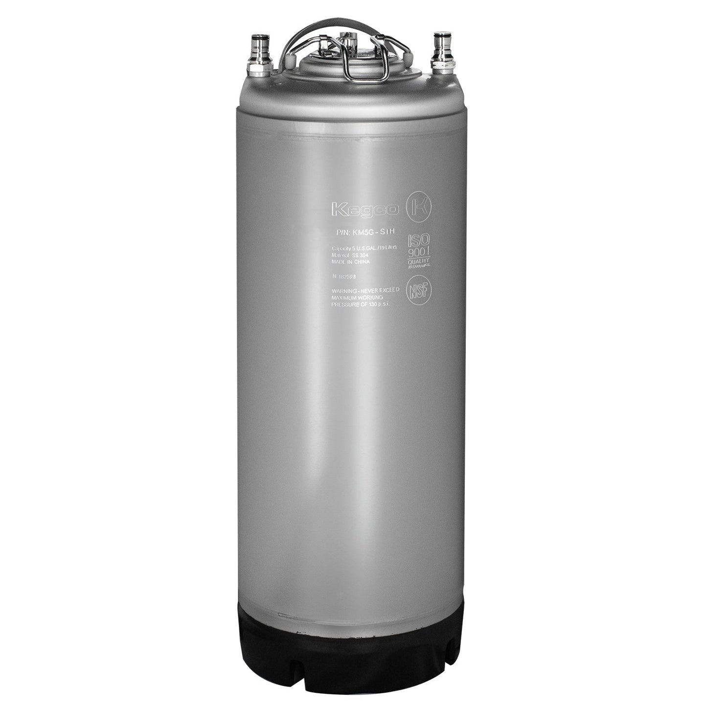 5 Gallon Ball Lock Keg with Strap Handle