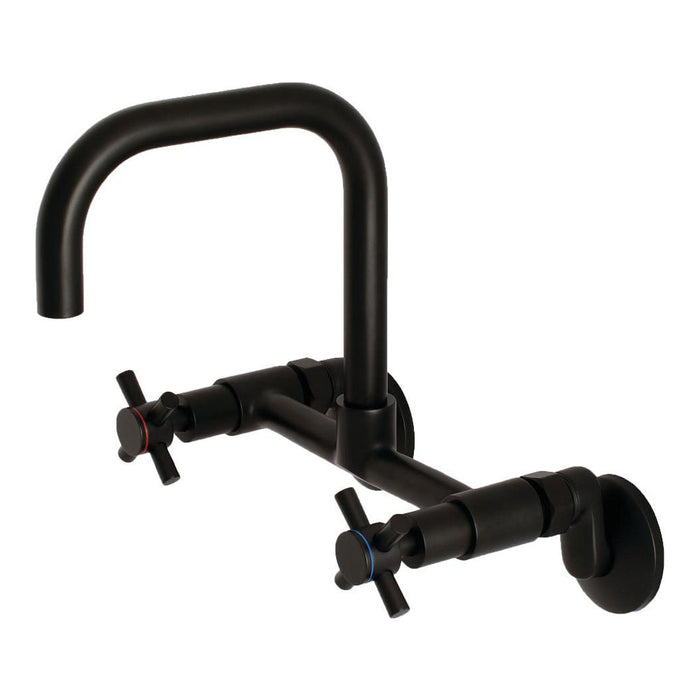 Kingston Brass Concord Two-Handle Wall-Mount Kitchen Faucet (KS413)