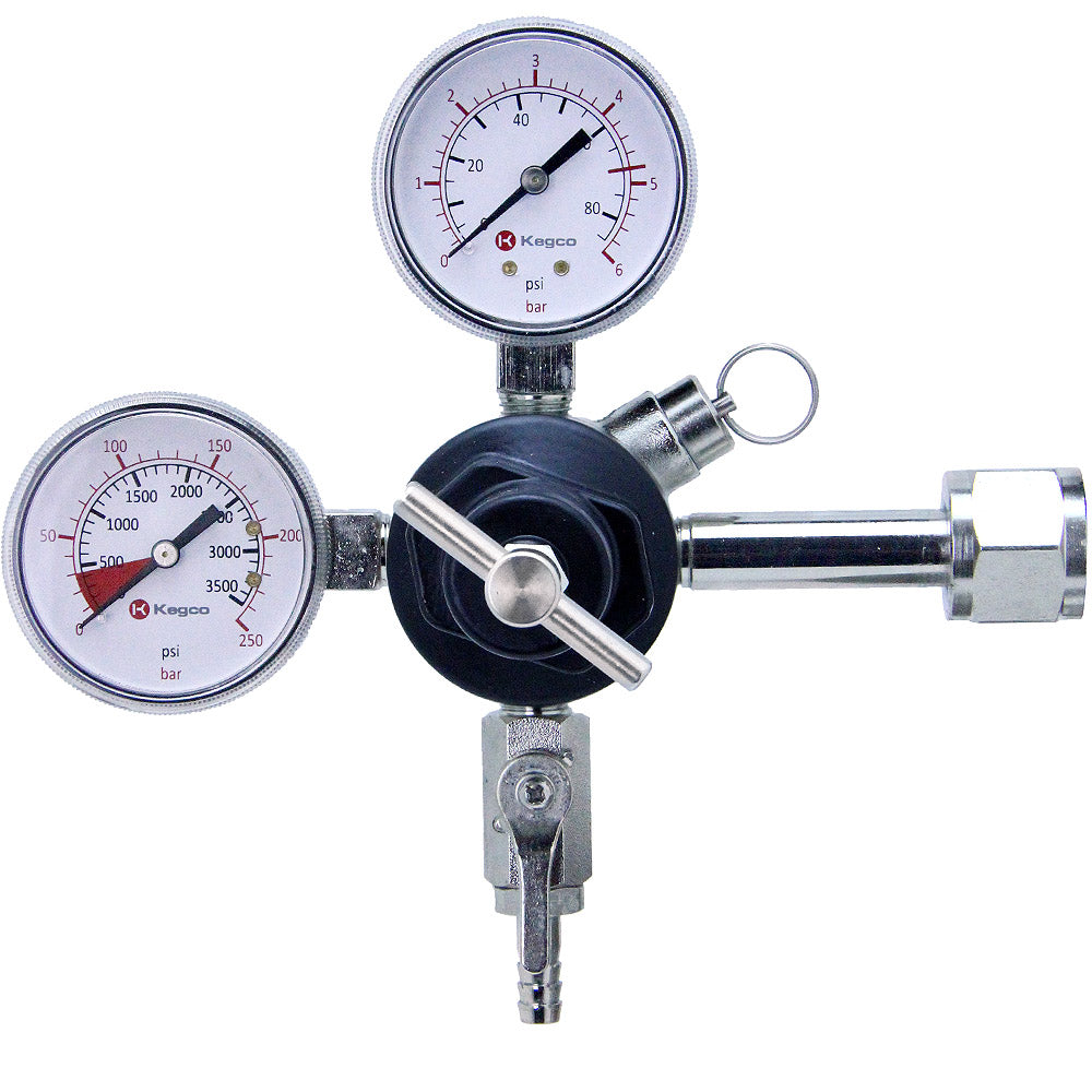 Commercial Grade Double Gauge CO2 Regulator