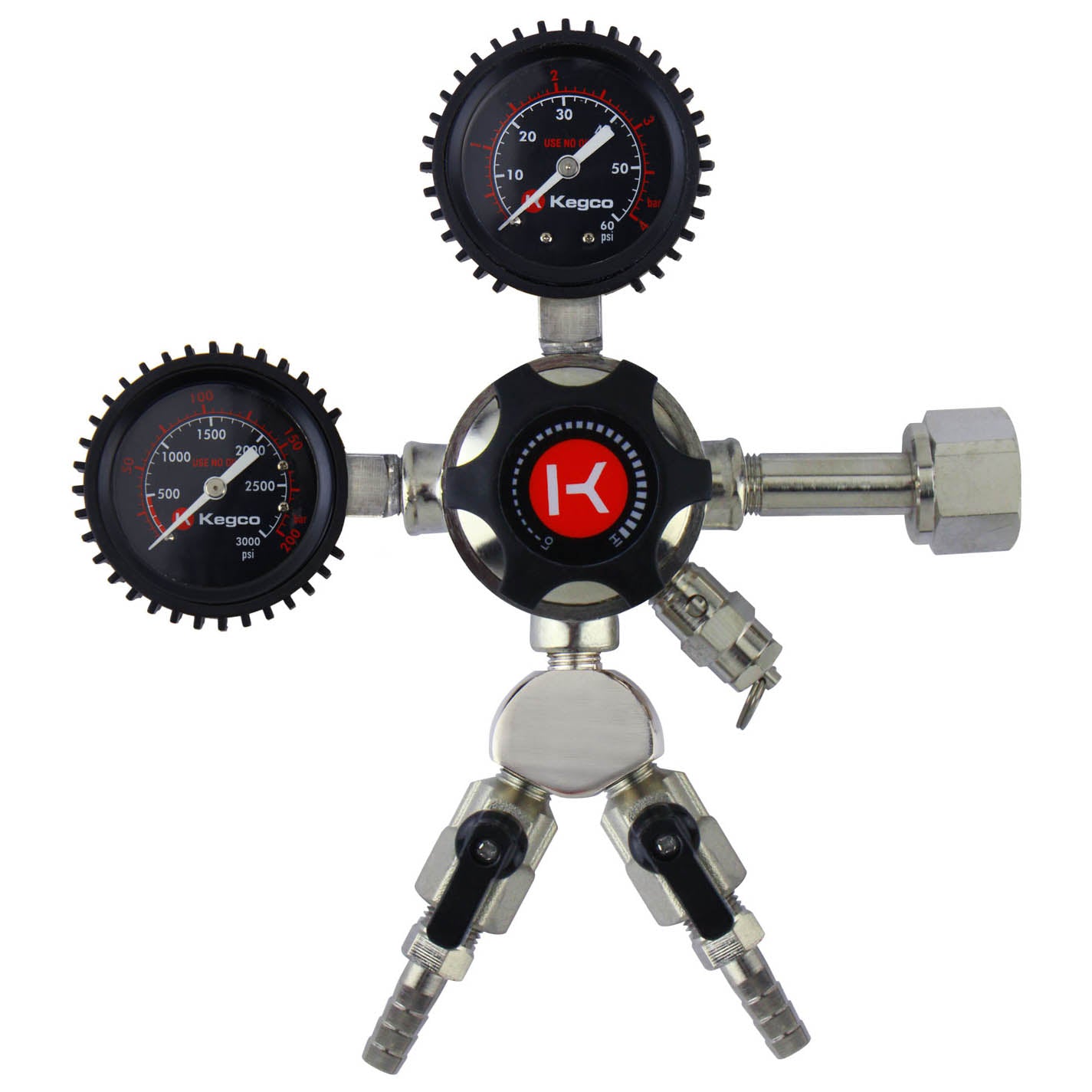 Elite Series Double Gauge Two Product CO2 Regulator