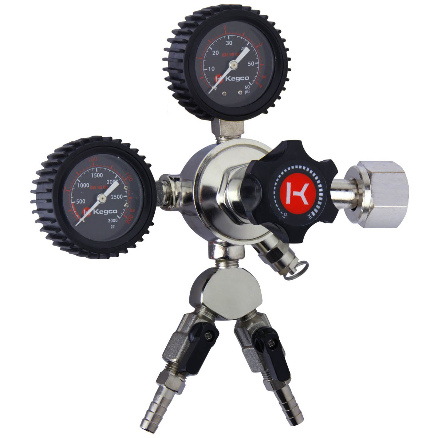 Elite Series Double Gauge Two Product CO2 Regulator