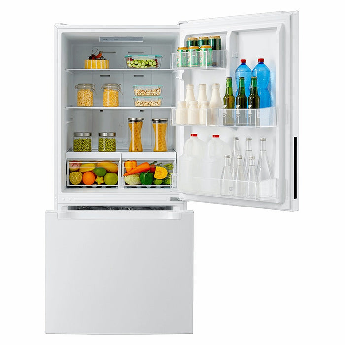 Midea 18.7 Cu. Ft. Bottom Mount Refrigerator with Color Options (MRB19B7AST)