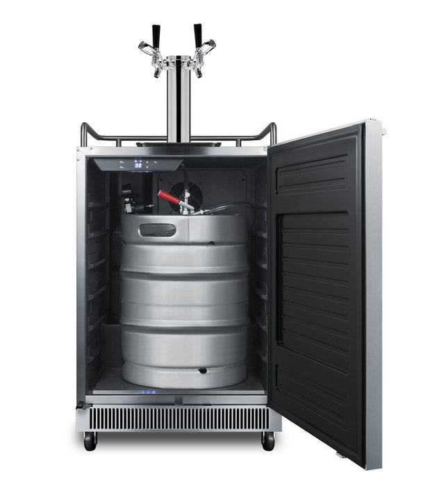 SUMMIT 24" Wide Built-In Kegerator with TapLock