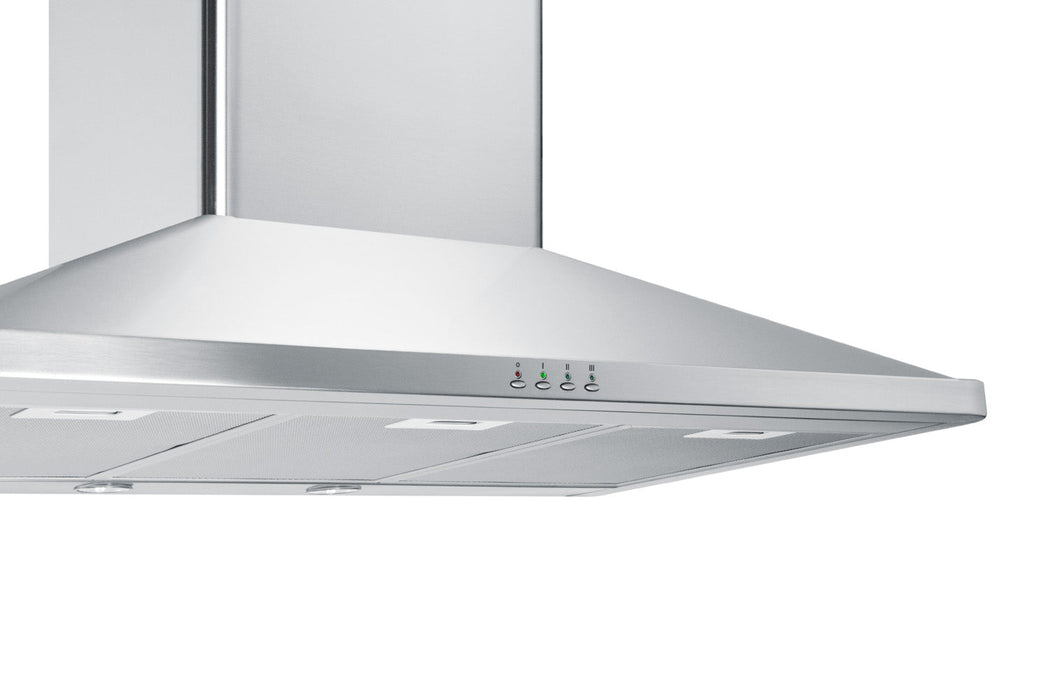 SUMMIT Wall-Mounted Range Hood in Stainless Steel (SEH36)