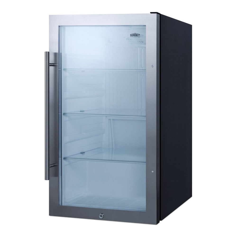 Summit Shallow Depth Indoor Outdoor Beverage Cooler