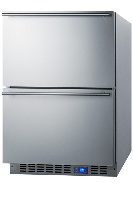 SUMMIT 24" Wide 2-Drawer All-Refrigerator