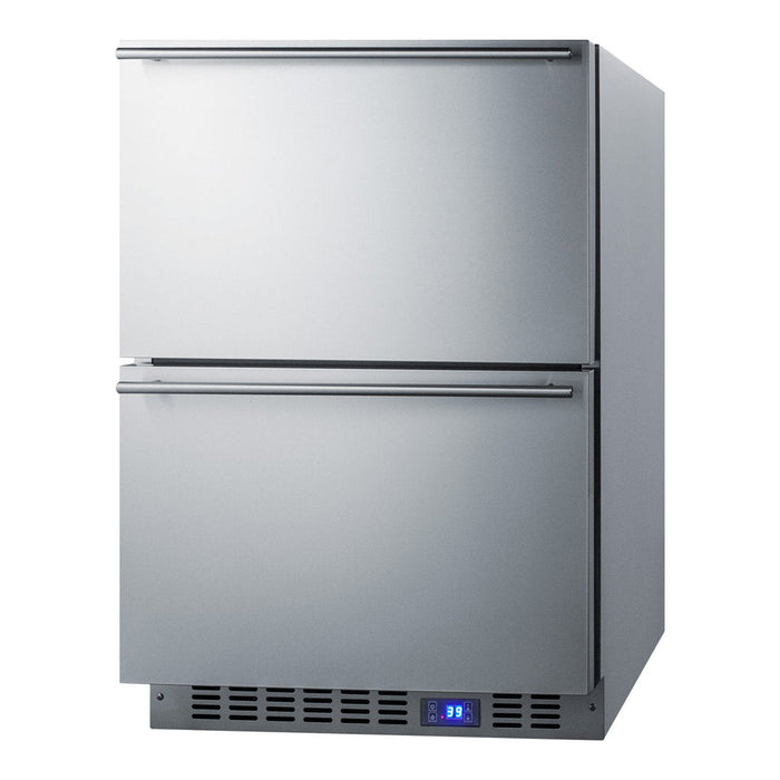 SUMMIT 24" Wide 2-Drawer All-Refrigerator