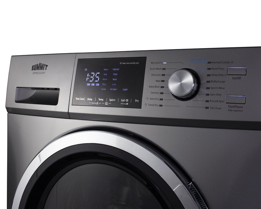 SUMMIT 24" Wide 115V Washer/Dryer Combo