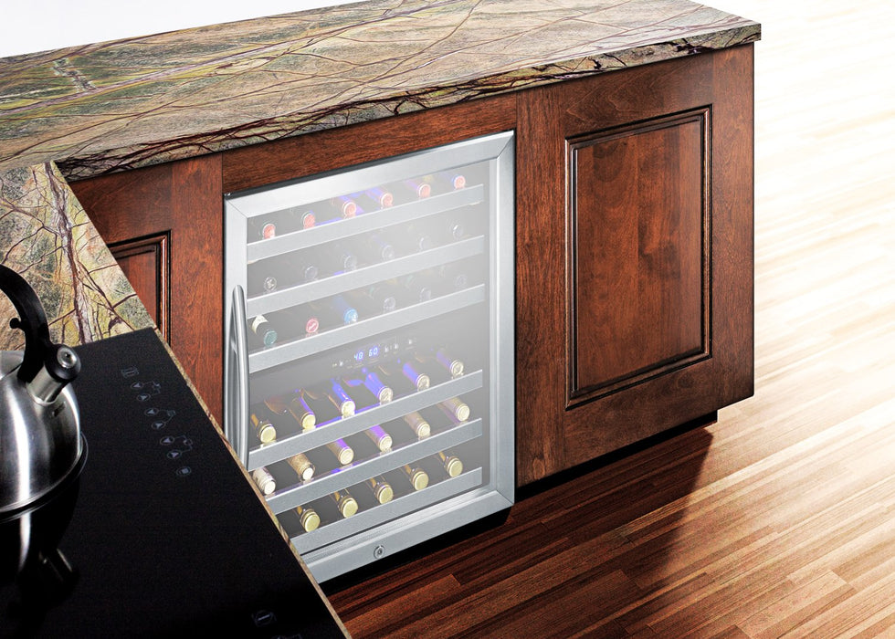 SUMMIT 24" Wide Built-In Wine Cellar (SWC530BLBIST)