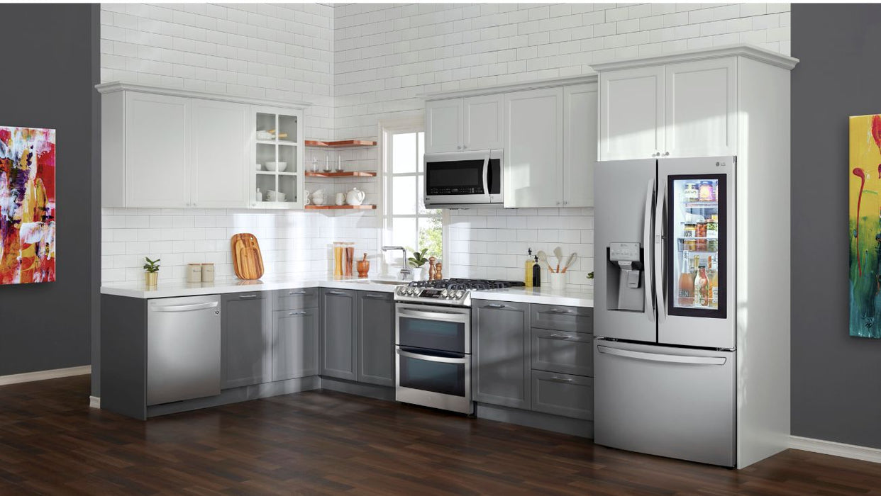 LG 36 Inch Counter-Depth French Door Refrigerator in Stainless Steel 24 Cu. Ft. (LRFVC2406S)