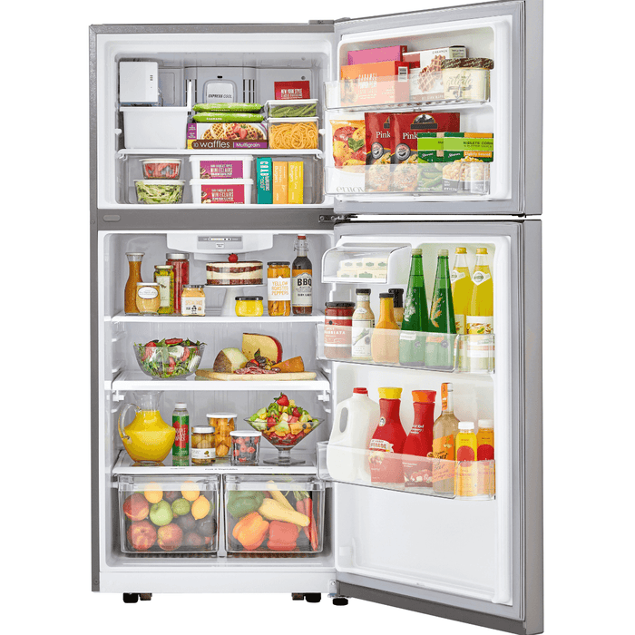 LG 30 Inch Top Mount Refrigerator in Stainless Steel 20 Cu. Ft. (LTCS20020S)