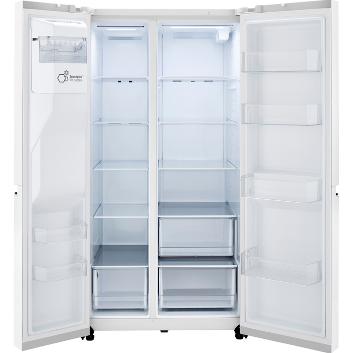 LG 36 Inch Side-by-Side Refrigerator in Smooth White 27 Cu. Ft. (LRSXS2706W)