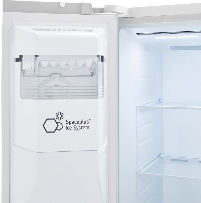 LG 36 Inch Side-by-Side Refrigerator in Smooth White 27 Cu. Ft. (LRSXS2706W)