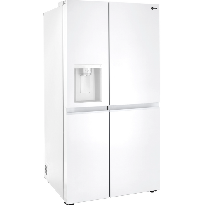 LG 36 Inch Side-by-Side Refrigerator in Smooth White 27 Cu. Ft. (LRSXS2706W)