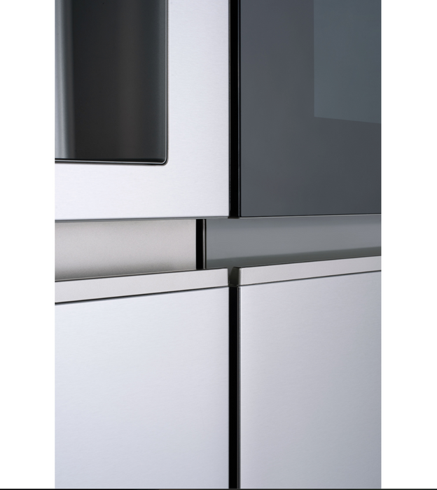 LG 36 Inch Side-by-Side Counter-Depth InstaView Refrigerator with Craft Ice in Stainless Steel 23 Cu. Ft. (LRSOC2306S)