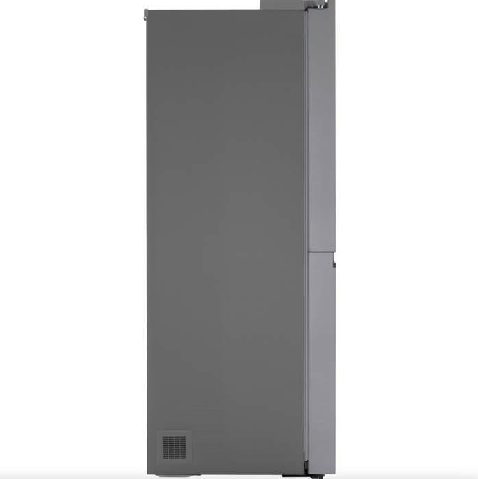 LG 36 Inch Side-by-Side Counter-Depth Refrigerator in Stainless Steel Look 23 Cu. Ft. (LRSXC2306V)
