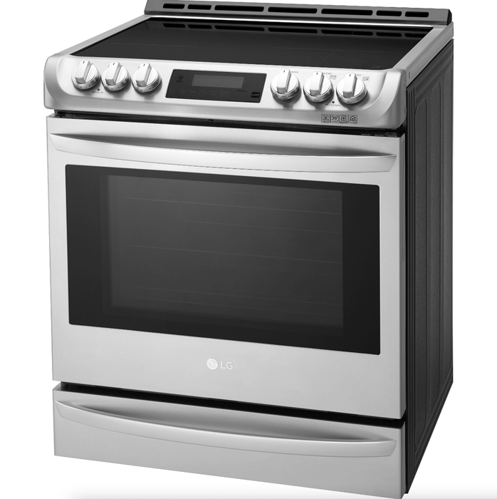 LG 30 Inch Electric Smart Induction Slide-In Range in Stainless Steel 6.3 Cu.Ft. (LSE4617ST)