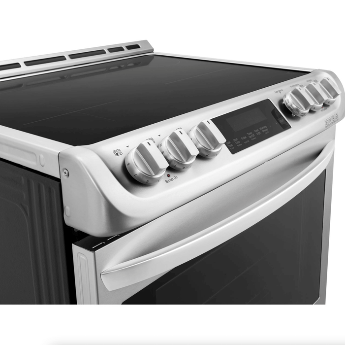 LG 30 Inch Electric Smart Induction Slide-In Range in Stainless Steel 6.3 Cu.Ft. (LSE4617ST)