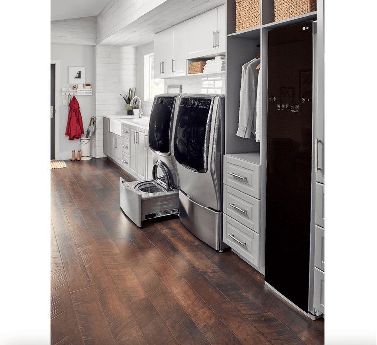LG 29 Inch Ultra Large Capacity Electric Dryer in Graphite Steel 9 cu. ft. (DLEX9000V)