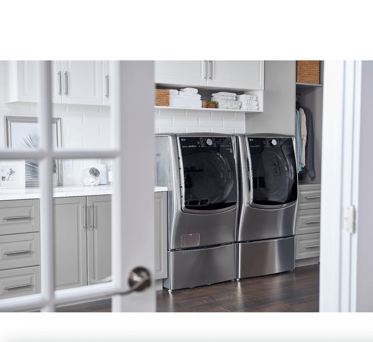 LG 29 Inch Ultra Large Capacity Electric Dryer in Graphite Steel 9 cu. ft. (DLEX9000V)